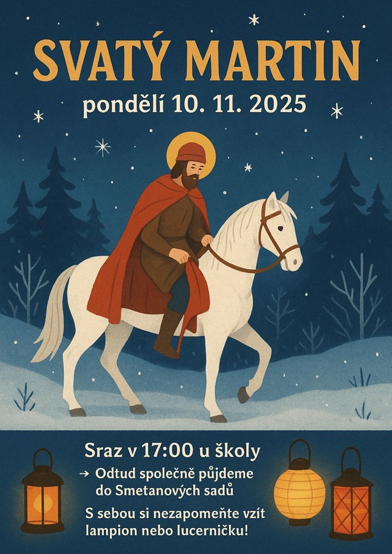 Pozvánka na setkání se svatým Martinem