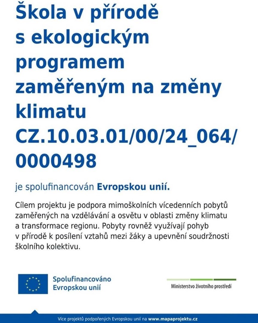 Šťastná planeta – třeťáci prožili ekologickou školu v přírodě