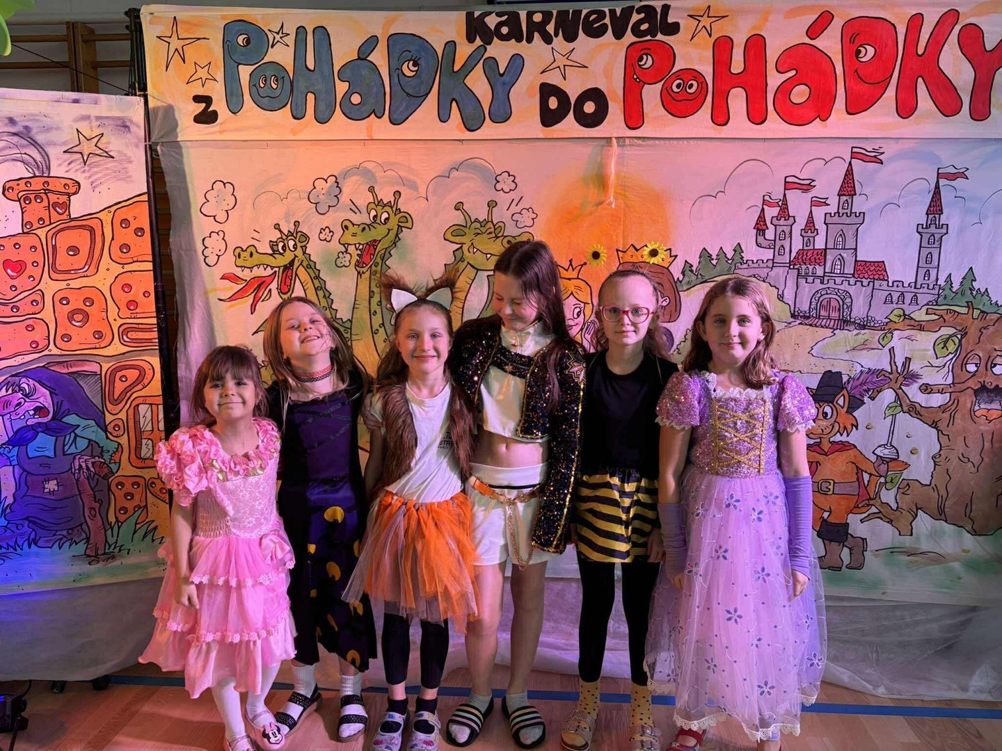 Karneval školní družiny s klaunem Hopsalínem