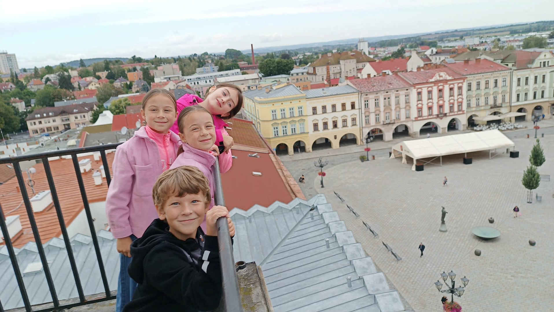Prohlídka Nového Jičína s průvodcem - 3. A, 3. B