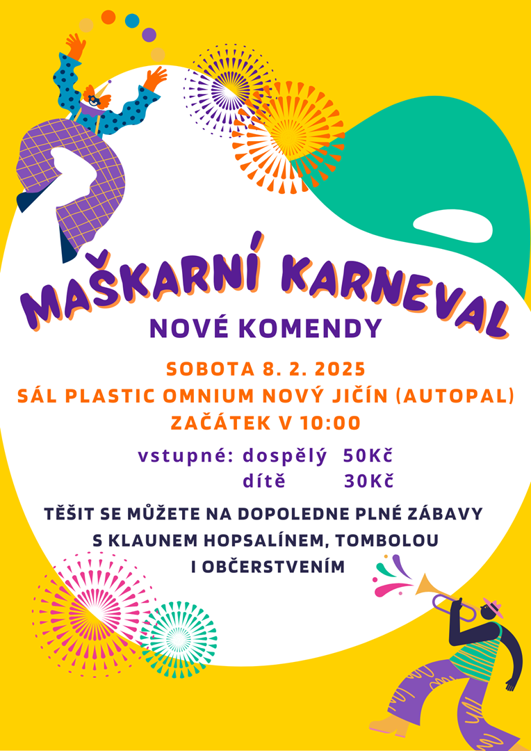 Pozvánka na Maškarní karneval