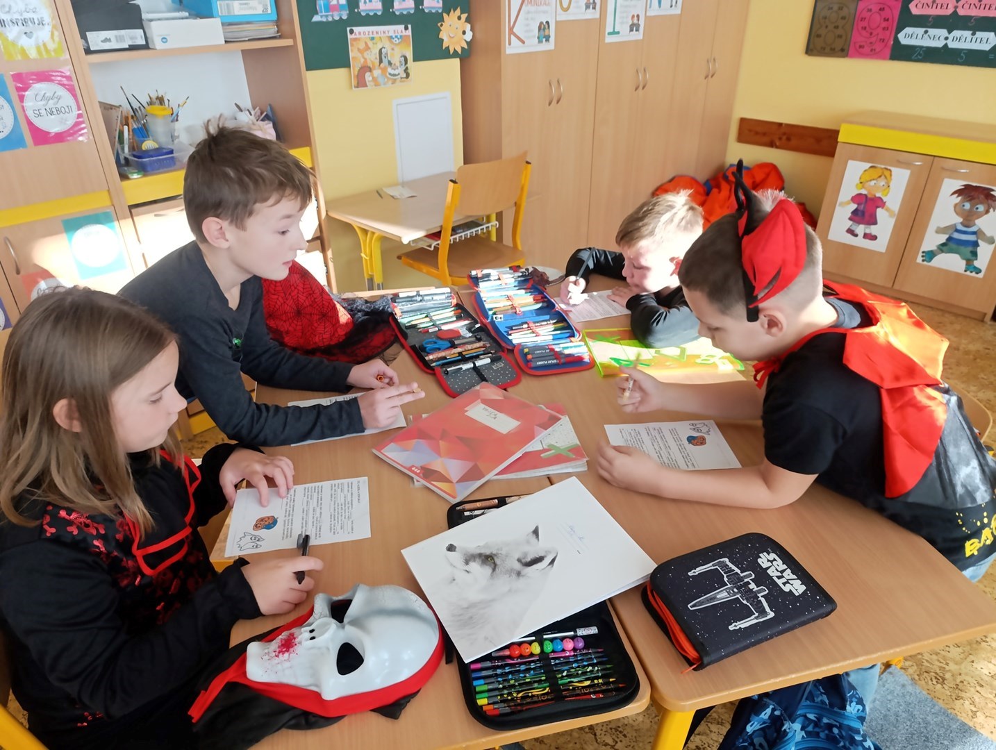 Halloween na přání dětí z 3. A