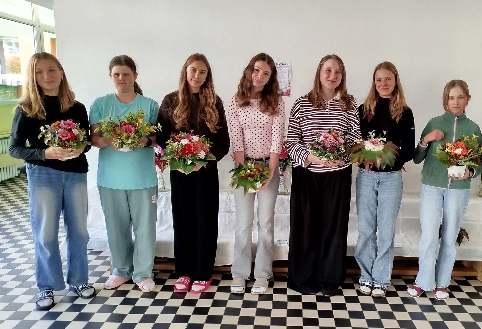 Školní kolo Floristické soutěže