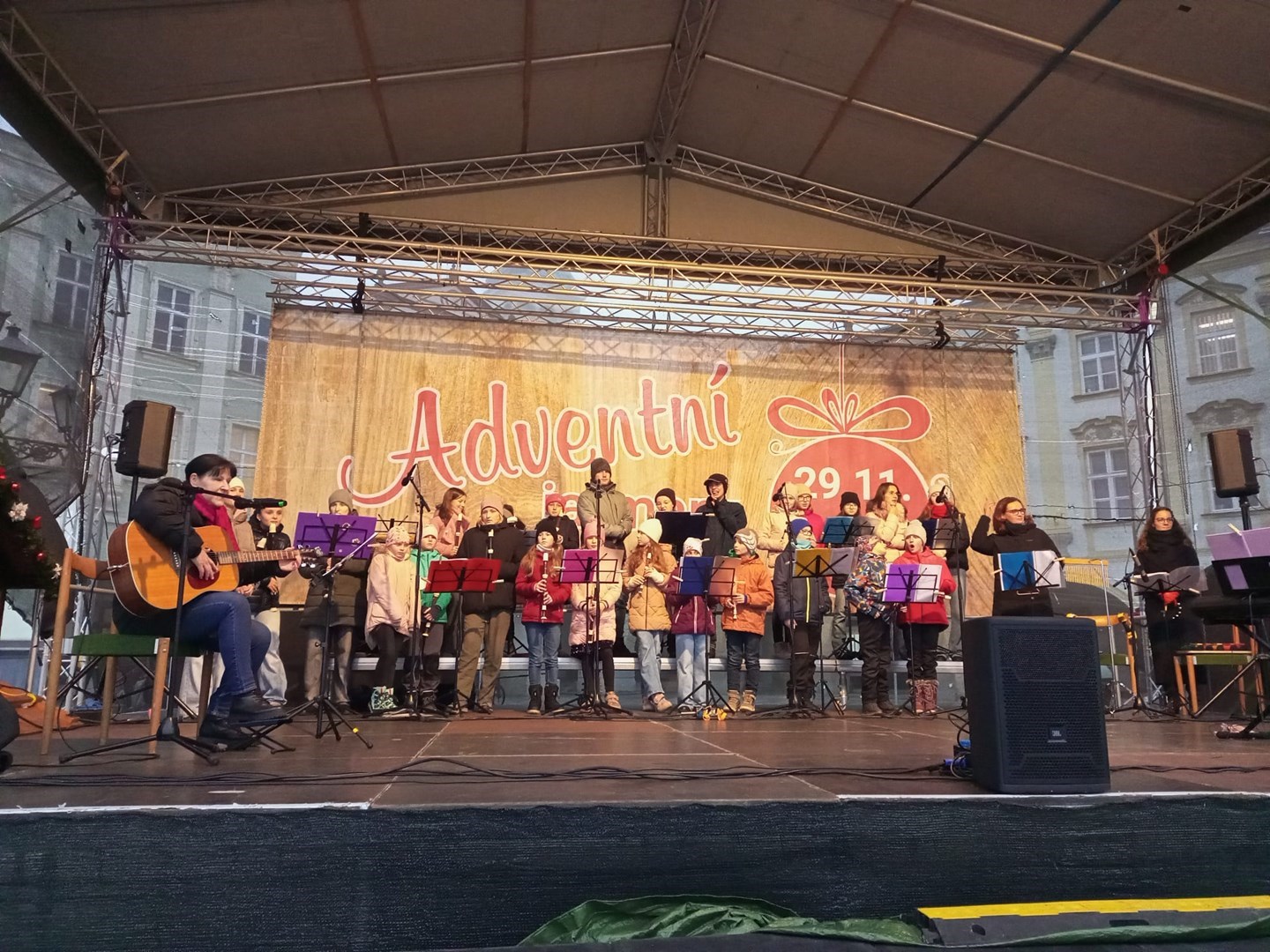 Vánoční koncerty flétnového souboru na náměstí